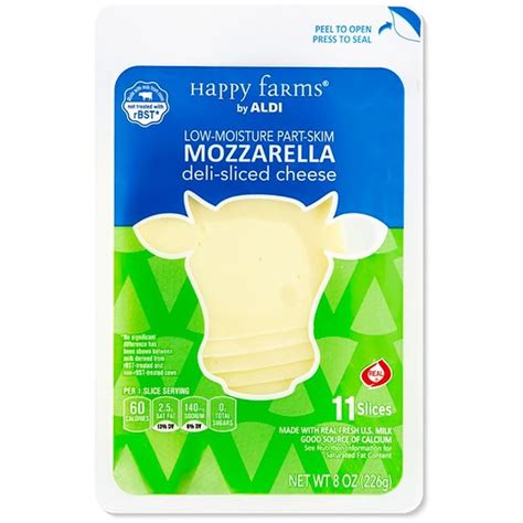 Happy Farms Deli Sliced Mozzarella Cheese