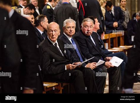 El Ex Presidente Franc S Valery Giscard D Estaing Y El Presidente De La