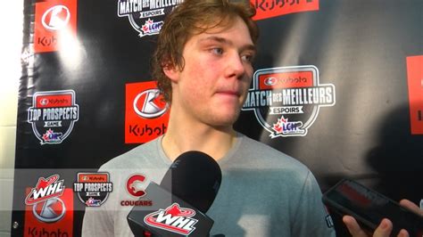 2023 Kubota CHL NHL Top Prospects Game Post Game Koehn Ziemmer