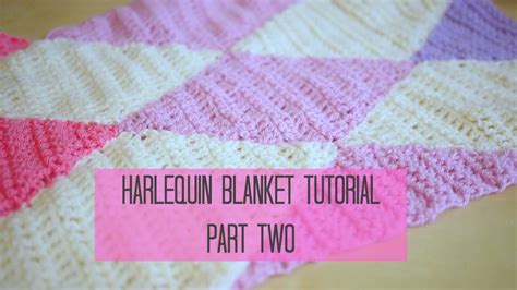 CROCHET Harlequin Diamond Blanket Part 2 Bella Coco YouTube