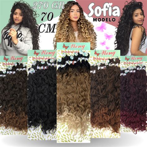 Cabelo Org Nico Natural Cacheado Gr Telas Cm Shopee Brasil