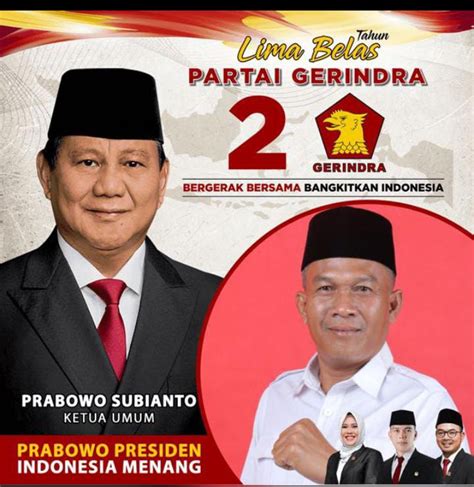 DPC Gerindra Klaim Kemenangan Di Dapil 3 Musi Rawas Rebut 3 Kursi