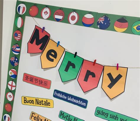 Christmas Bulletin Board Ideas Language Adventurist