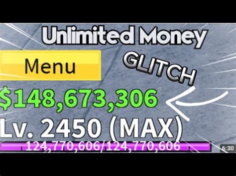 INFINITY Money Glitch Blox Fruits Roblox YouTube