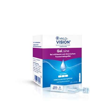 Hylo Vision Gel Sine Augentropfen Omnivision Gmbh Produkt