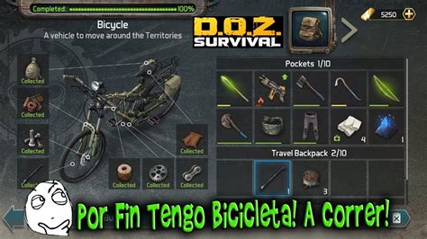 Dawn Of Zombie Survival Por Fin Tengo Bicicleta A Correr Youtube