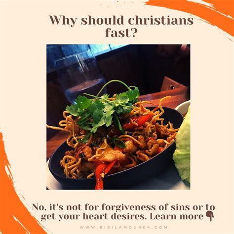 Why should christians fast?