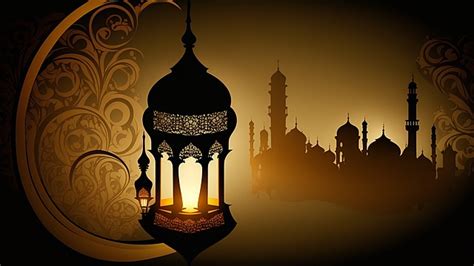 Islamic Border With Lanterns Islamic Lantern Design Ramadan Lantern