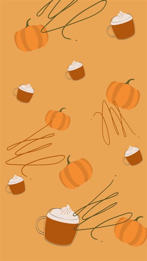 Pumpkin Spice Fall Screensaver Screen Savers Fall Desktop