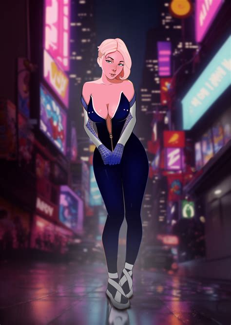Gwen Stacy Spider Verse By WaldeMenshikoF Hentai Foundry