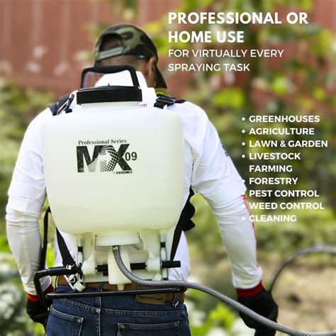 Mx09 Swissmex Professional Backpack Sprayer 4 Gallon Impeccable O