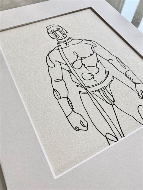 Art Print Cld Nude Male Line Art Gay Queer Etsy My XXX Hot Girl