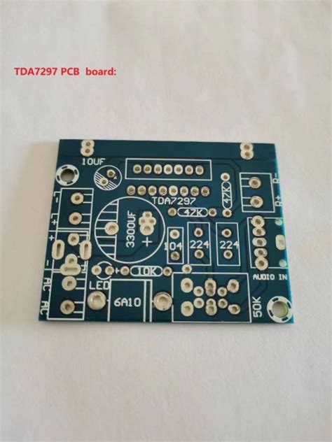 Tda Dual Channel Power Amplifier Board Single Power Supply Ac Dc