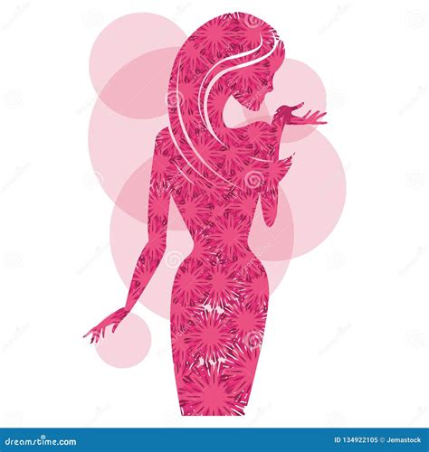 Woman Body Silhouette Stock Vector Illustration Of Design 134922105