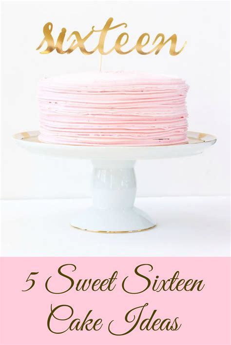 Sweet 16 Birthday Cakes For Girls