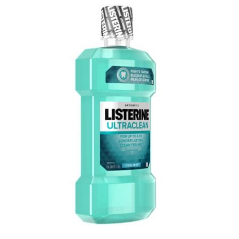 Listerine Ultraclean Antiseptic Mouthwash Tartar Cool Mint L