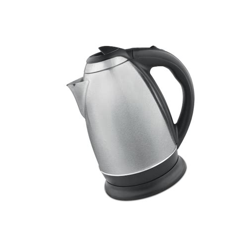 Premium Photo Stainless Steel Electric Kettle Isolated