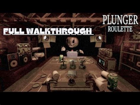 Roblox Plunger Roulette Fullwalkthrough Youtube