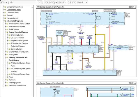 2023 Kia Sorento Electrical Wiring Diagrams