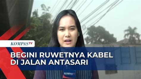 Kabel Semrawut Makan Korban Begini Penampakan Kondisi Kabel Di Jalan