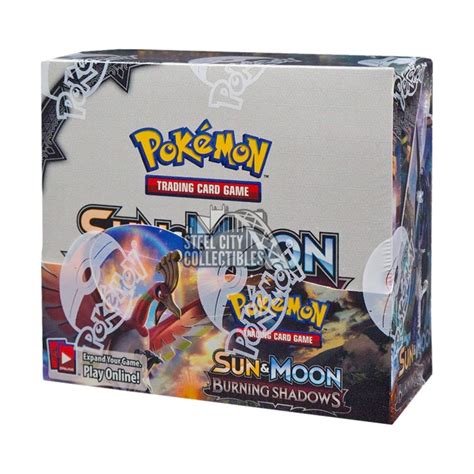 Pokemon Sun And Moon Burning Shadows Booster Box Steel City Collectibles