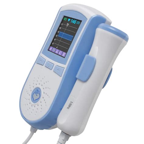 Color Lcd Display Pocket Fetal Doppler Prenatal Heart Baby Heart