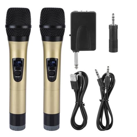 Ej Life Microphone Sans Fil Vhf Universel Avec R Cepteur Pour Karaoke