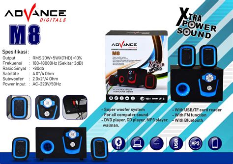 Speaker Advance M Bluetooth Speaker Subwoofer Grosir Cirebon