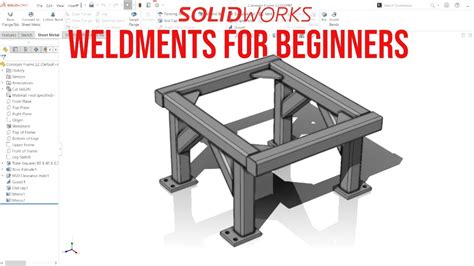 SOLIDWORKS Weldments The BASICS YouTube