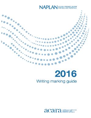 Naplan Narrative Marking Guide Complete With Ease Airslate Signnow