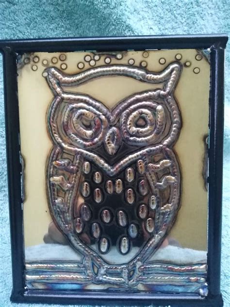 Tig Weld art owl | Etsy | Welding art, Scrap metal art, Owl pictures