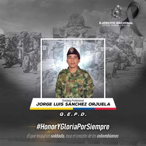 El Ej Rcito Nacional Confirm La Muerte De Un Soldado A Manos Del Eln