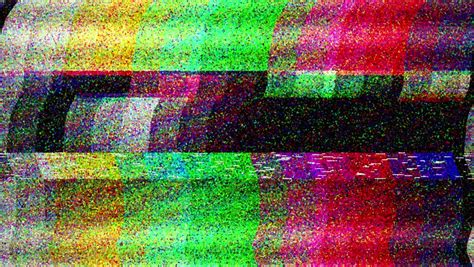 Static Distortion Fuzz On Old Analog Color Television Screen Stock Footage Video 7562851 ...