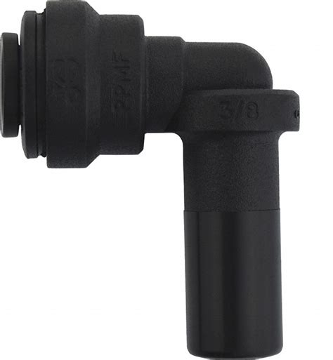 Polypropylene Push To Connect X Tube Stem Plug In Elbow L