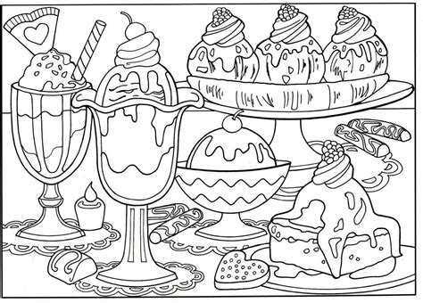 Desenhos de Doces para Colorir