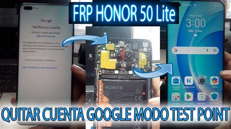 FRP HONOR 50 Lite QUITAR CUENTA GOOGLE FÁCIL con Loarder y Test point