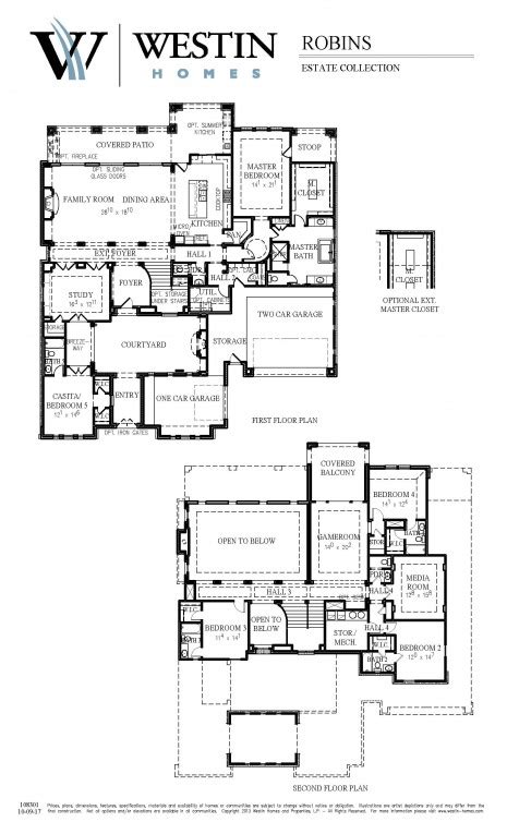 Floorplan Westin Homes