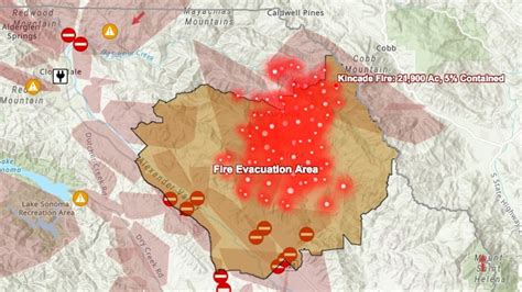 Sonoma County Fire Evacuation Zones