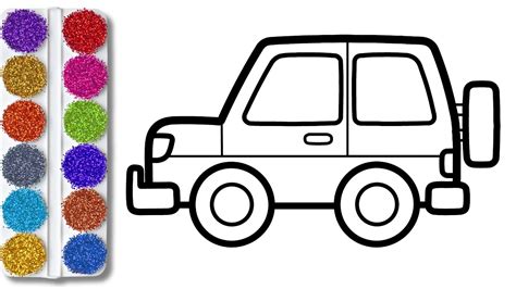 Easy Jeep Drawing How To Draw Jeep For Beginners For Step By Step