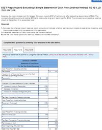 Answered Suppose The Income Statement For Goggle Bartleby