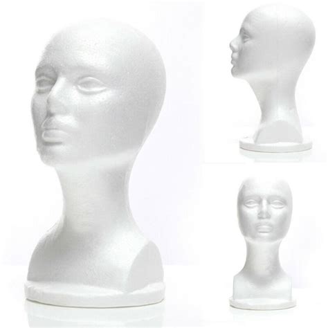 Weibliche Styropor Schaum Mannequin Mannequin Kopf Grandado