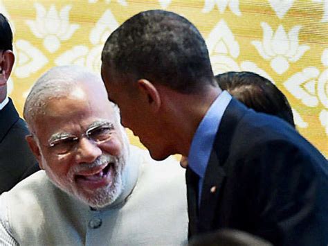 September Pm Narendra Modi With Barack Obama The Economic Times