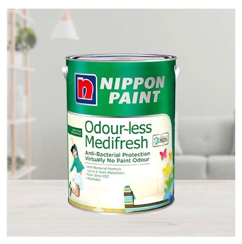 Nippon Paint Odour Less Medifresh Premium White Furniture Home