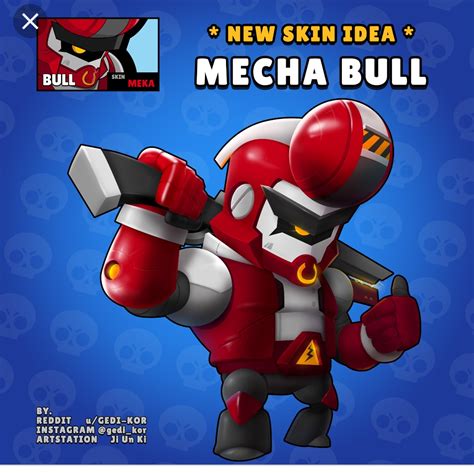 New Bull skin : r/Brawlstars