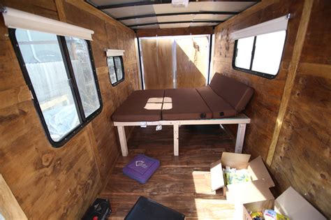 Cargo Trailer Conversion Bed Ideas