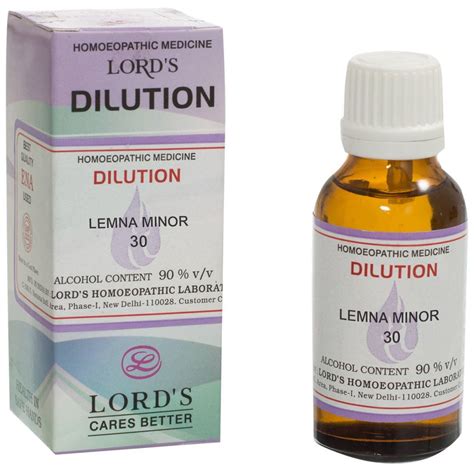 Lords Lemna Minor 30 Ch 30ml Nasal Polyps Breathing Difficulties