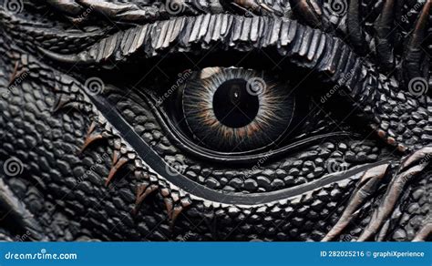 Dragons Gaze Eye Artwork Stock Illustration Illustration Of Chalk