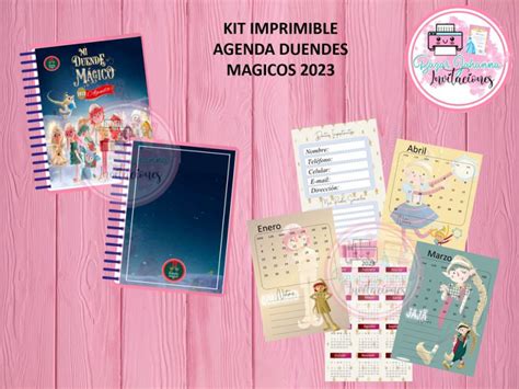 Agendas Duendes Magicos Johanna Invitaciones