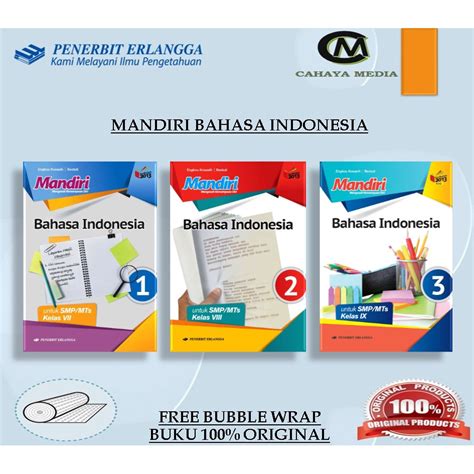 Jual Buku Mandiri Bahasa Indonesia Kelas Erlangga Original