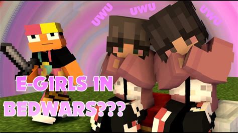 Ich Spiele Mit E Girls Bedwars Hypixel Bedwars Minecraft Youtube